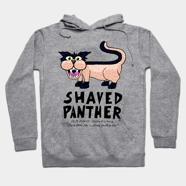 SHAVED PANTHER Hoodie by andewhallart